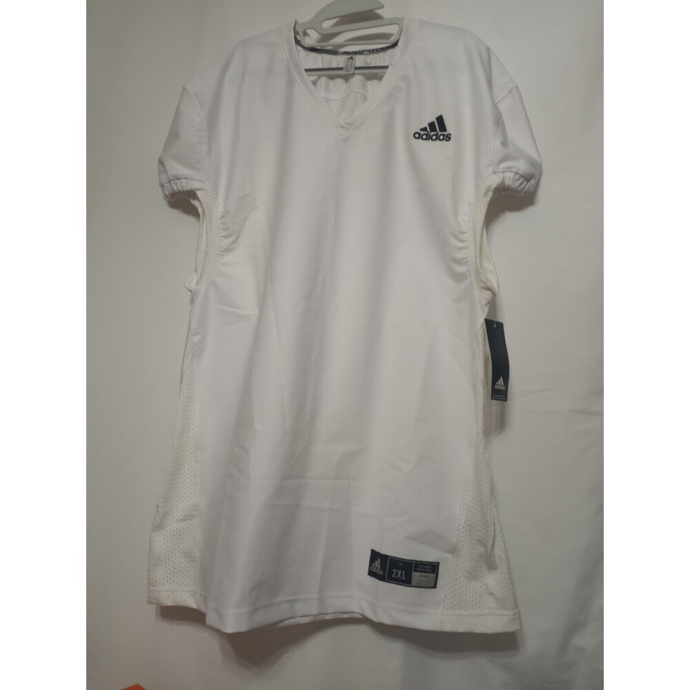NWT ADIDAS MEN'S PRIME-KNIT A1 FOOTBALL JERSEY WHITE 2XL GG7405 WVN STOCK J